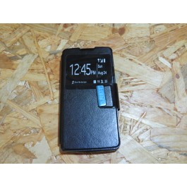 Flip Cover Preta LG Spirit