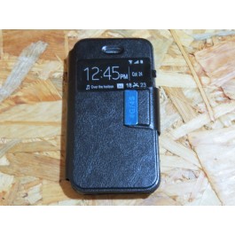 Flipcover Preta Iphone 4G