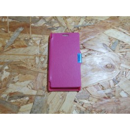 Flip Cover Rosa Sony Xperia J ST26i