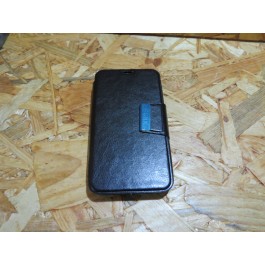 Flip Cover Preta Nokia Lumia 635