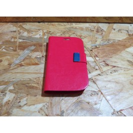 Flip Cover Vermelha Samsung Galaxy S3 Mini / i8190