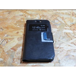 Flip Cover Preta Alcatel Pixi 4 5" / 5045J