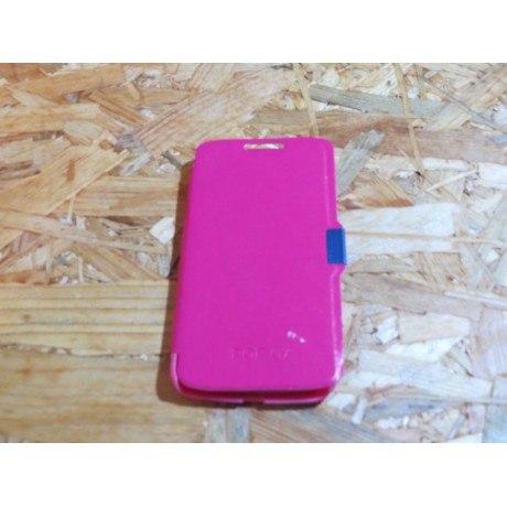 Flip Cover Rosa Alcatel Pop C7