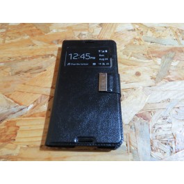 Flip Cover Preta Alcatel Idol 4 / 6055B