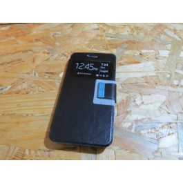 Flip Cover Preta Vodafone Smart N8 / VDF610