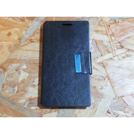 Flip Cover Preta Meo ZTE Blade L2 / A75