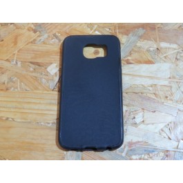 Capa Silicone Preta Samsung Galaxy S6