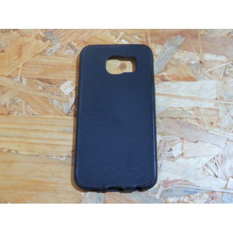 Capa Silicone Preta Samsung Galaxy S6