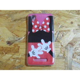 Capa Silicone Minnie Bq Aquaris E5