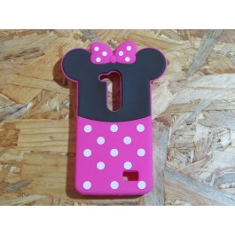 Capa Silicone 3D Minnie LG L Fino / D295