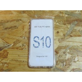 Capa Silicone Transparente Samsung Galaxy S10 360