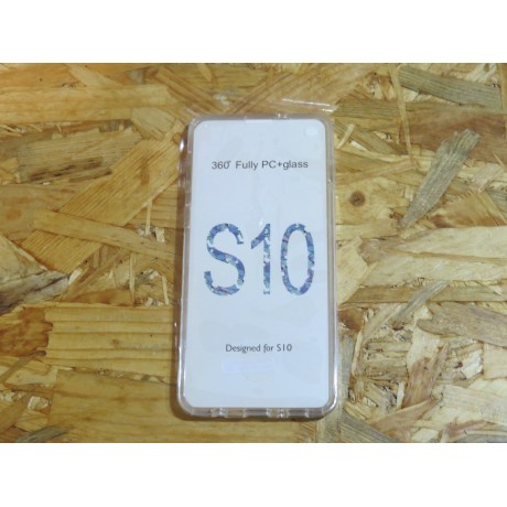 Capa Silicone Transparente Samsung Galaxy S10 360