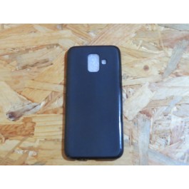 Capa Silicone Preta Samsung A6 2018 / SM-A600F