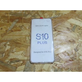 Capa Silicone Transparente Samsung Galaxy S10 Plus 360