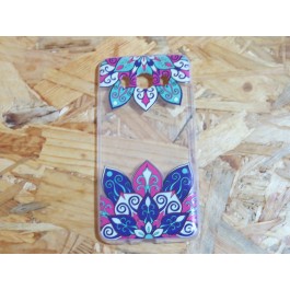 Capa Silicone Flores Indianas Samsung Galaxy J5 2016 / J510