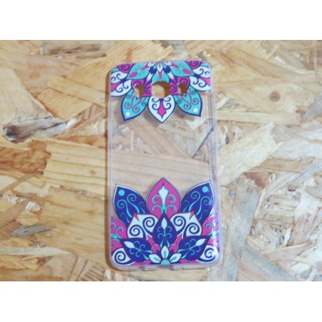 Capa Silicone Flores Indianas Samsung Galaxy J5 2016 / J510