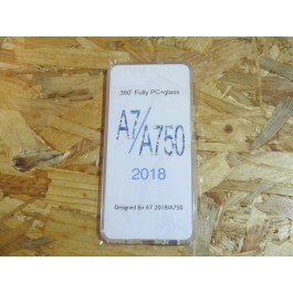 Capa Silicone Transparente 360 Samsung Galaxy A7 2018 / A750