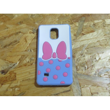 Capa 3D Laço Rosa Samsung Note 4 / N910F