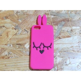 Capa 3D Coelho Rosa Iphone 5S / 5