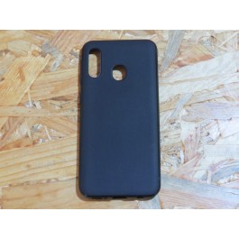 Capa Silicone Preta Samsung Galaxy A20E / SM-A202F