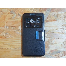 Flip Cover Preta Alcatel 1/ NOS Novu 4