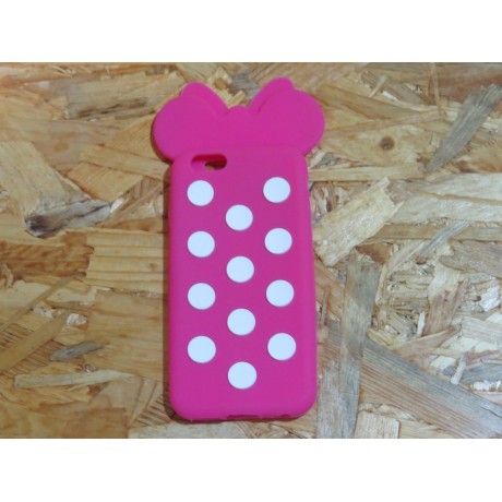 Capa 3D Minnie Rosa com Bolinhas Iphone 6 / 6S