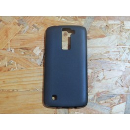 Capa Silicone Preta LG K8 / K350N