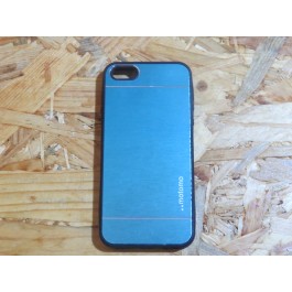 Capa Silicone Azul Iphone 5 / 5S