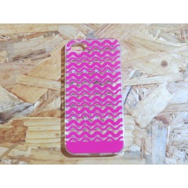 Capa Silicone Padrão Rosa Iphone 5 / 5S