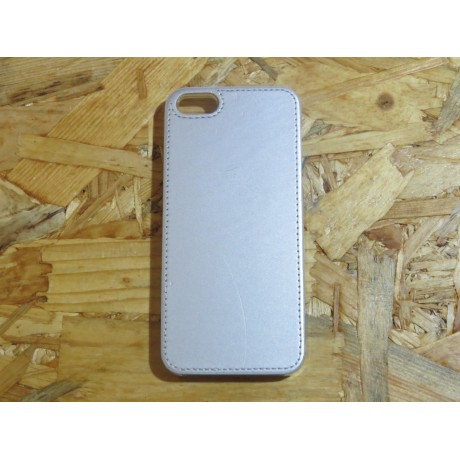 Capa Silicone Prateada Iphone 5 / 5S