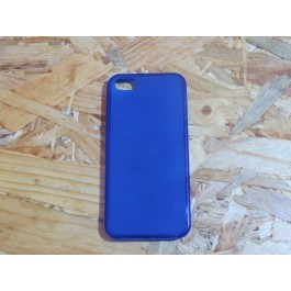 Capa Silicone Azul Iphone 5 / 5S