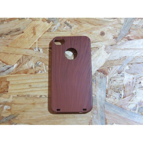 Capa Silicone Castanha Iphone 4 / 4S