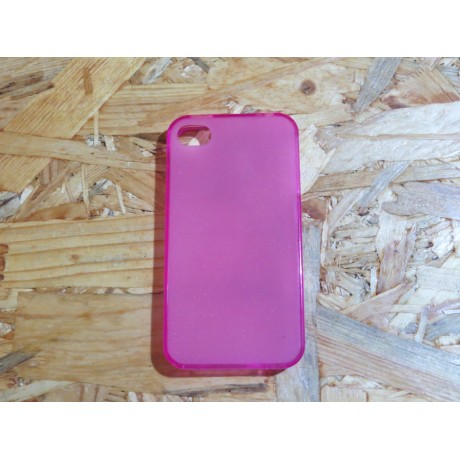 Capa Silicone Rosa Iphone 4 / 4S