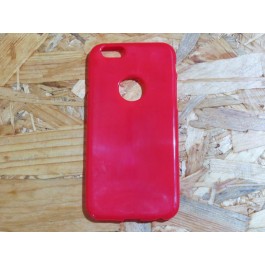 Capa Silicone Vermelha Iphone 6 / 6S