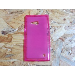 Capa Silicone Rosa Nokia Lumia 730 / N730