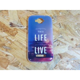 Capa Silicone Frases Alcatel One Pop C7 / 7040