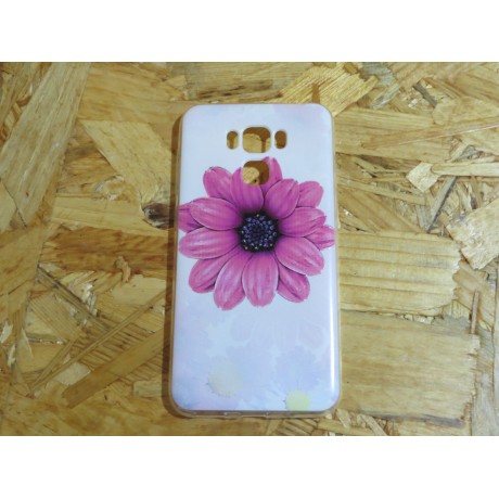 Capa Silicone Flor Asus Zenfone 3 Max / ZC553KL