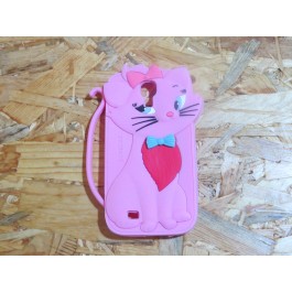 Capa 3D Gata Rosa Samsung S4 / I9500