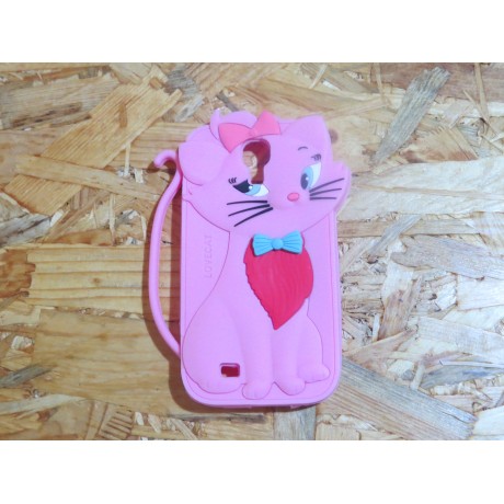 Capa 3D Gata Rosa Samsung S4 / I9500