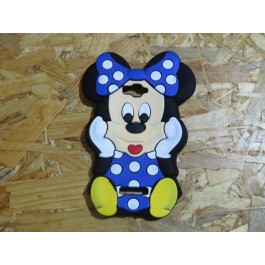 Capa 3D Minnie Azul Alcatel Pop C7 / 7040A