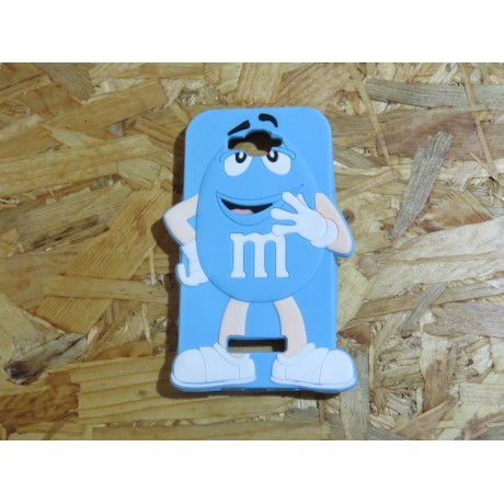 Capa 3D M&m's Azul Alcatel Pop C7 / 7040A