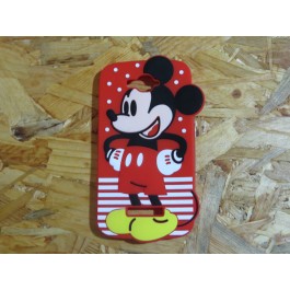 Capa 3D Mikey Mouse Vermelha Alcatel Pop C7 / 7040A