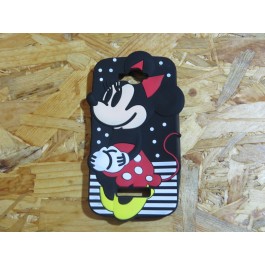 Capa 3D Minnie Preto Alcatel Pop C7 / 7040