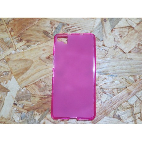 Capa Silicone Rosa Bq Aquaris M5.5