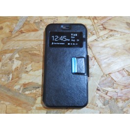 Capa Flip Cover Preto ZTE Blade A512