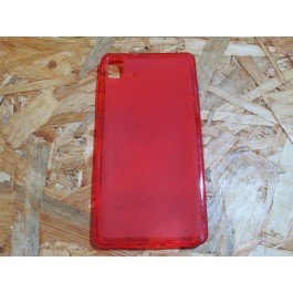 Capa Silicone Vermelha BQ Aquaris E5