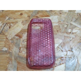 Capa Silicone Rosa Nokia 5800