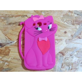 Capa 3D Gata Rosa Choque Samsung Galaxy Grand Neo I9080 / I9060