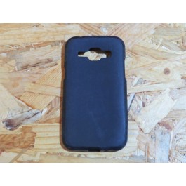 Capa Silicone Preta Samsung J1 / SM-J100