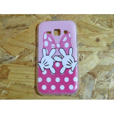 Capa Silicone Minnie Mouse Samsung J1 / SM-J105B